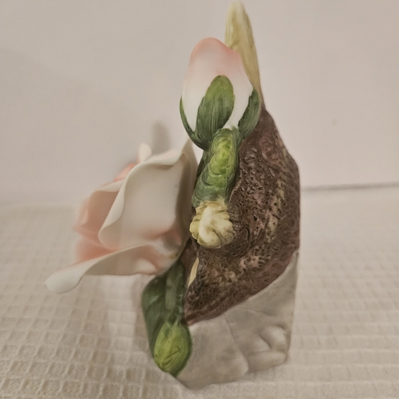 Porcelain Pink Rose Nightlight, home deco, bedroom lite, kitchen lite, hall lite - Picture 2 of 9